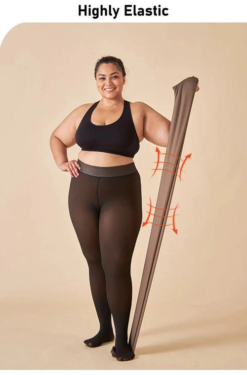 Winter Warmth High Waist Thermal Tights - Sexy & Slim Fit! - MANDOTOS