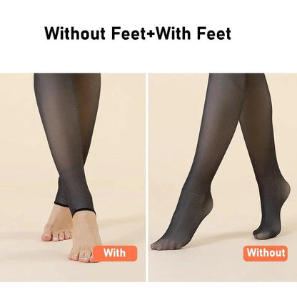 Winter Warmth High Waist Thermal Tights - Sexy & Slim Fit! - MANDOTOS