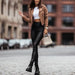 WOLF Elegant Leather Jacket - MANDOTOS