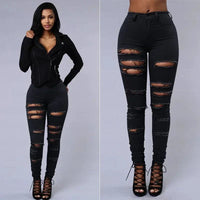 Mandotos women's high waist stretch skinny ripped denim jeans with washed finish, casual Y2K style pants, casual and trendy fit
