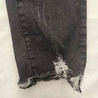 Brushed Denim Cargo Pants for Women - Stretchy, Stylish, and Versatile Fit - MANDOTOS