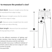 Plus size American high street ripped denim women's pants with wide leg, high waist, and straight-leg fit by MANDOTOS.