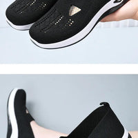Women’s airy mesh sneakers by MANDOTOS featuring breathable fabric and casual style for comfortable everyday wear.