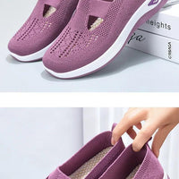 Women's airy mesh sneakers by MANDOTOS featuring lightweight design, breathable mesh upper, and casual athletic style.