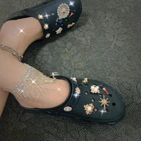 Mandotos women's slippers shoes clogs with soft, comfortable design and open back for casual indoor wear.