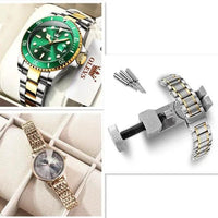 Mandotos women’s luxury quartz bracelet watch with diamond accents, stylish fashion casual ladies wristwatch with a Geneva design