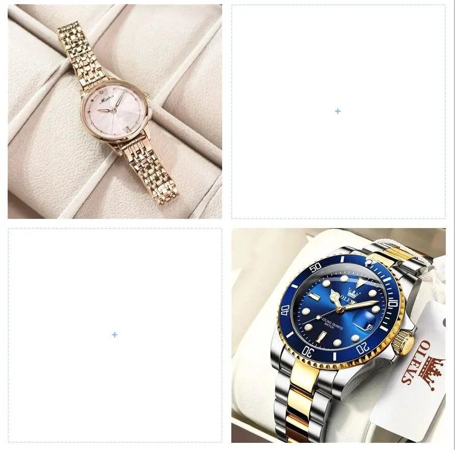 Women Watches Luxury Brand Fashion Casual Ladies Watch Women Quartz Diamond Geneva Lady Bracelet Wrist Watches For Women - MANDOTOS