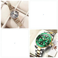 Mandotos women's luxury fashion watch with quartz movement, diamond accents, Geneva style, bracelet design, for casual and elegant wear.