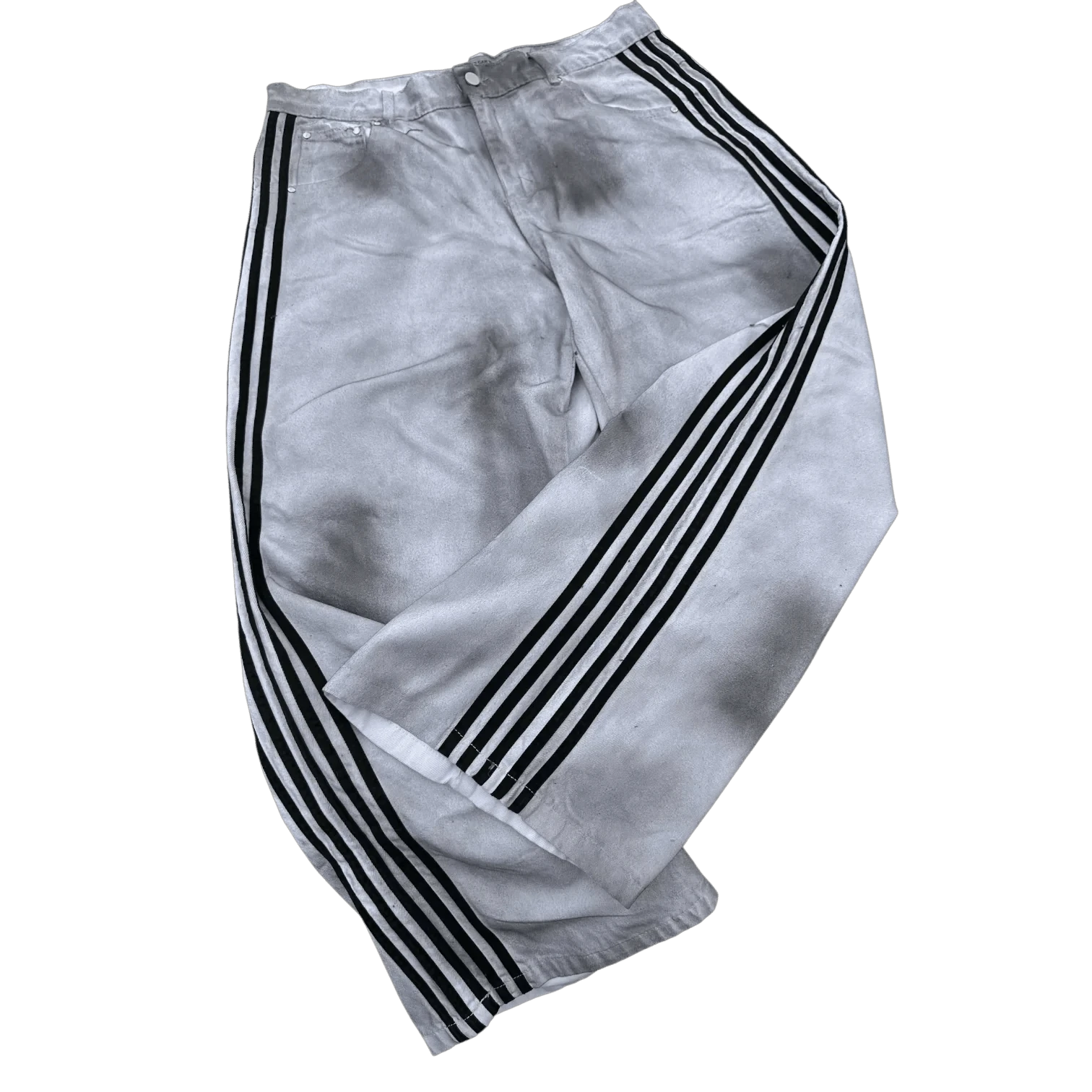 Y2K Baggy Jeans Harajuku vintage Striped Embroidered high quality Sweatpants men women Hip Hop Casual wide leg jeans streetwear - MANDOTOS