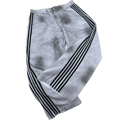 Y2K Baggy Jeans Harajuku vintage Striped Embroidered high quality Sweatpants men women Hip Hop Casual wide leg jeans streetwear - MANDOTOS