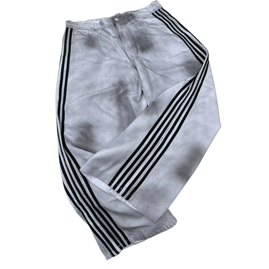 Y2K Baggy Jeans Harajuku vintage Striped Embroidered high quality Sweatpants men women Hip Hop Casual wide leg jeans streetwear - MANDOTOS