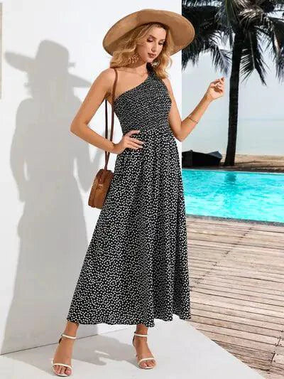 Zoe Asymmetrical Midi Dress - MANDOTOS