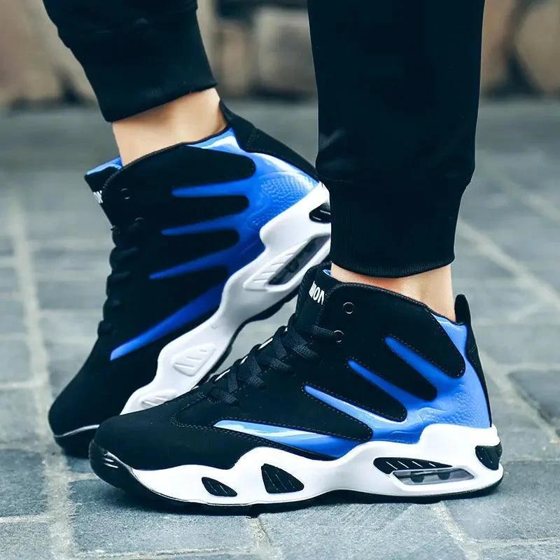 Men Air Cushion Basketball Shoes Wear-resistant Sneakers For Men Hommel Basketball Boots Sneakers Men - MANDOTOS