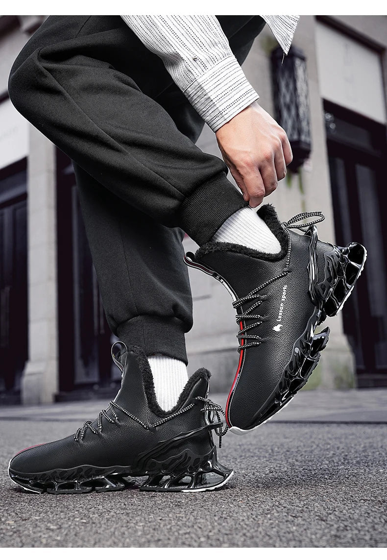 Winter Men's Waterproof Slippers Plush Sneakers - MANDOTOS INTERNATIONAL