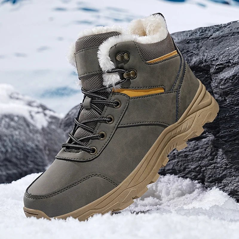 Winter Men's Waterproof Slippers Plush Sneakers - MANDOTOS INTERNATIONAL
