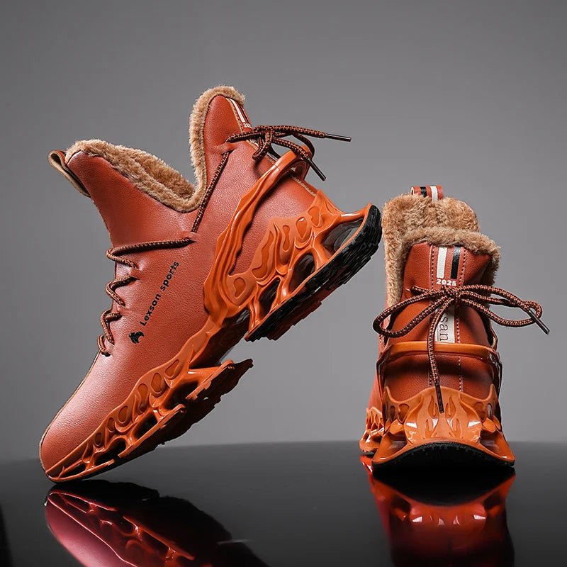 Winter Men's Waterproof Slippers Plush Sneakers - MANDOTOS INTERNATIONAL