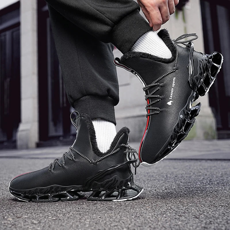 Winter Men's Waterproof Slippers Plush Sneakers - MANDOTOS INTERNATIONAL