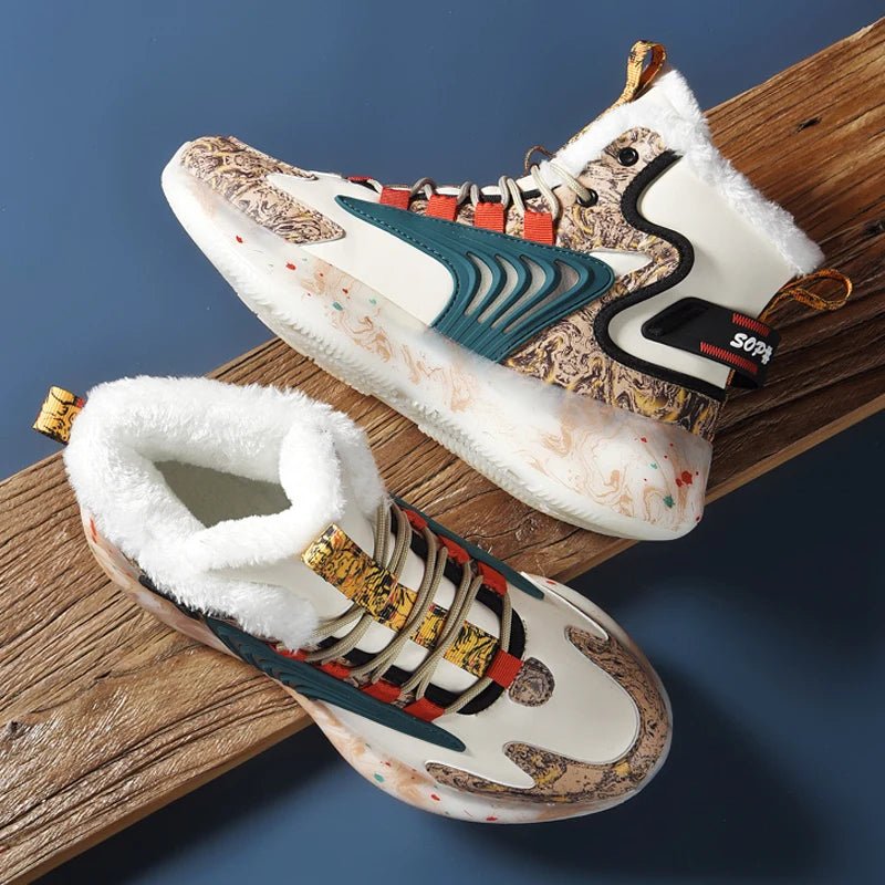 Winter Men's Waterproof Slippers Plush Sneakers - MANDOTOS INTERNATIONAL