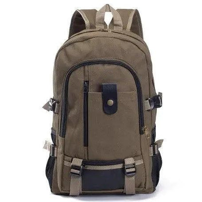 Men's Backpacks Canvas Backpack Student Bags - MANDOTOS
