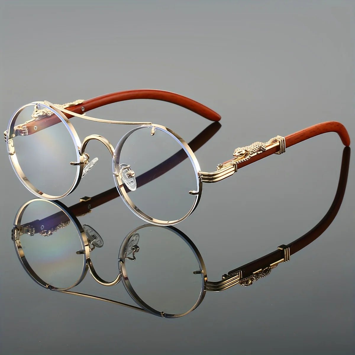Men'S Black Metal Framed Fashion Glasses Sunglasses TAC Lenses for Day & Night Driving, Stylish Daily Leisure Wear - MANDOTOS INTERNATIONAL