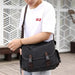 Men's Canvas Shoulder Bag - Multifunctional Messenger Bag - MANDOTOS