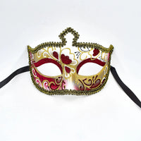 Men's Glitter Half Face Mask - Perfect for Masquerade Ball & Halloween - MANDOTOS INTERNATIONAL