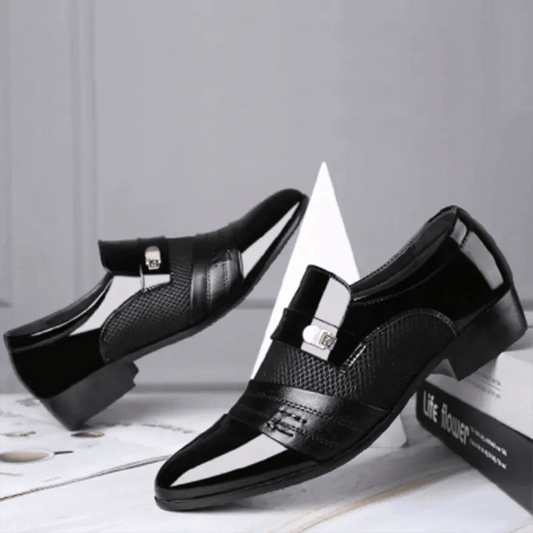 Men's Luxury Leather Loafers - MANDOTOS