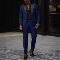 Men's Slim-fit Business Casual Suit Jacket & Trousers - MANDOTOS INTERNATIONAL