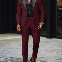 Men's Slim-fit Business Casual Suit Jacket & Trousers - MANDOTOS INTERNATIONAL