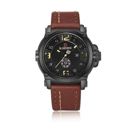 Men's Quartz Watch - Calendar Water Resistant Timepiece - MANDOTOS