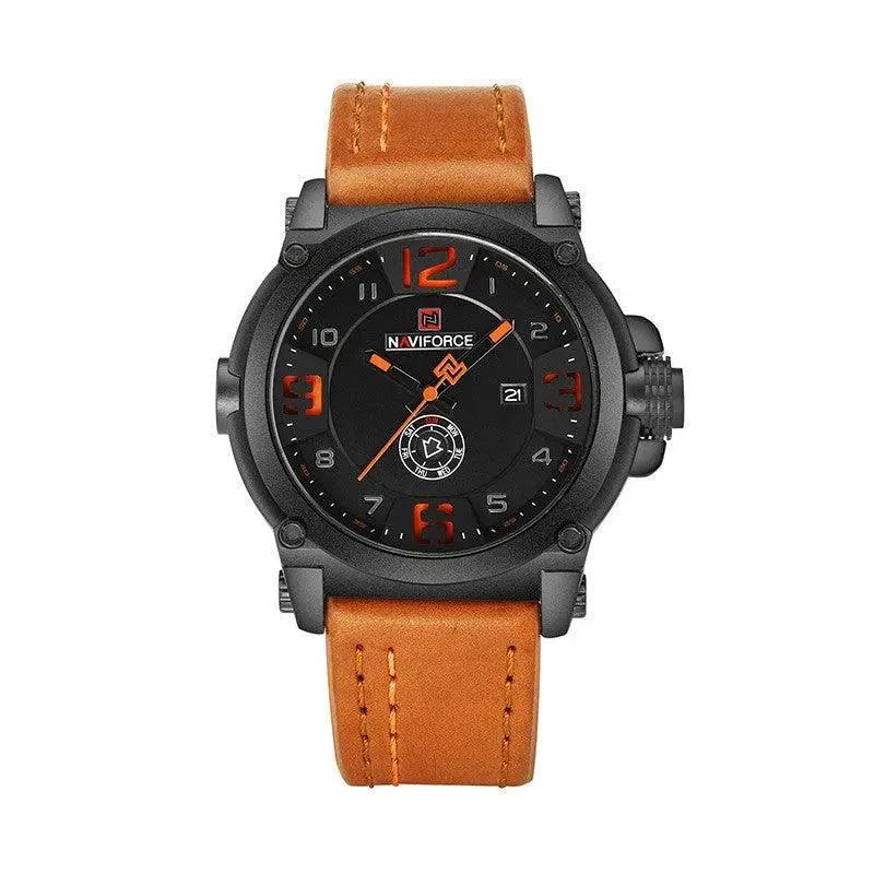 Men's Quartz Watch - Calendar Water Resistant Timepiece - MANDOTOS