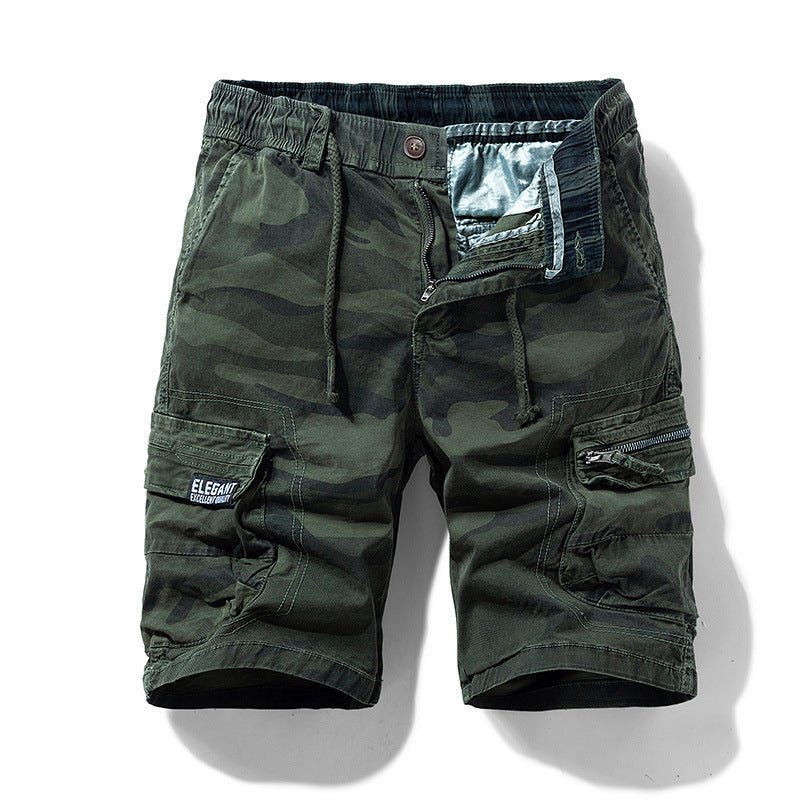 Men's Summer New Camouflage American Street Outdoor Tooling Shorts Stretch Cross-border for Amazon 9383 - MANDOTOS INTERNATIONAL