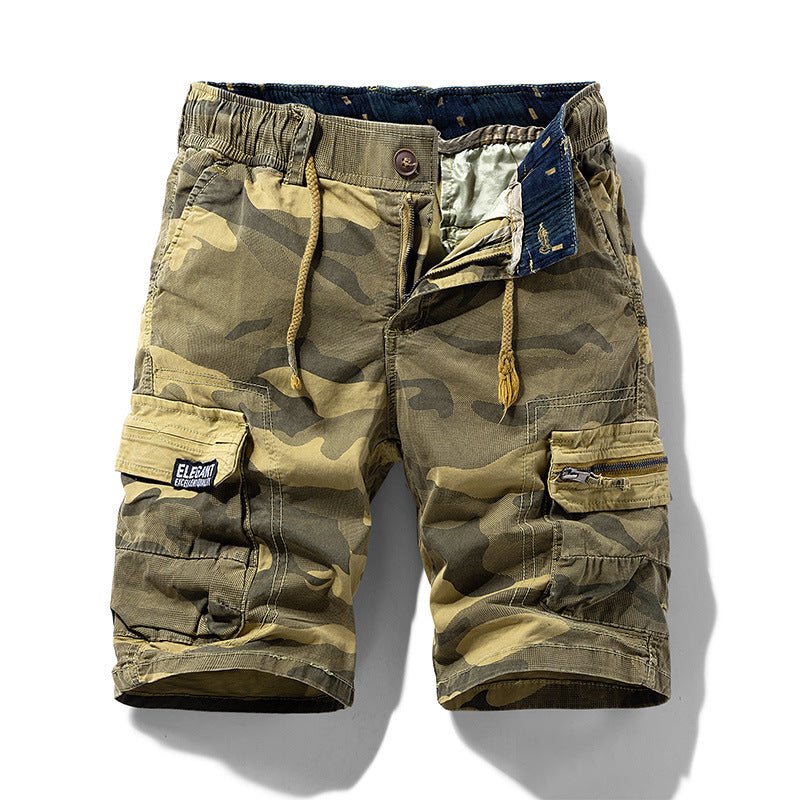 Men's Summer New Camouflage American Street Outdoor Tooling Shorts Stretch Cross-border for Amazon 9383 - MANDOTOS INTERNATIONAL