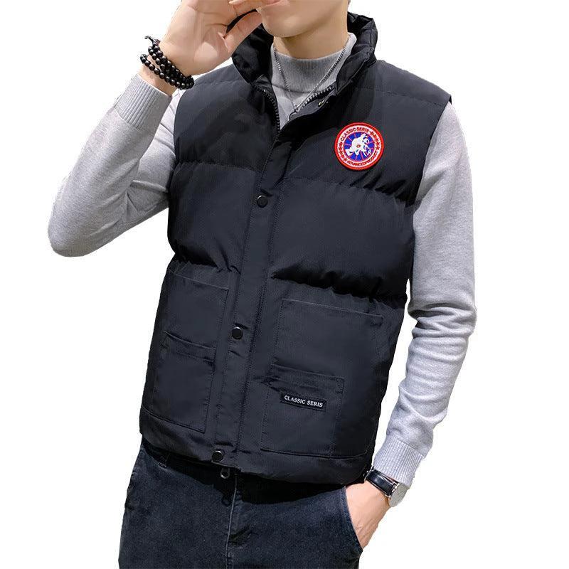 Men's Winter Down Cotton Warm Vest Jacket - MANDOTOS