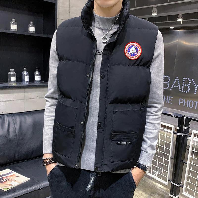 Men's Winter Down Cotton Warm Vest Jacket - MANDOTOS