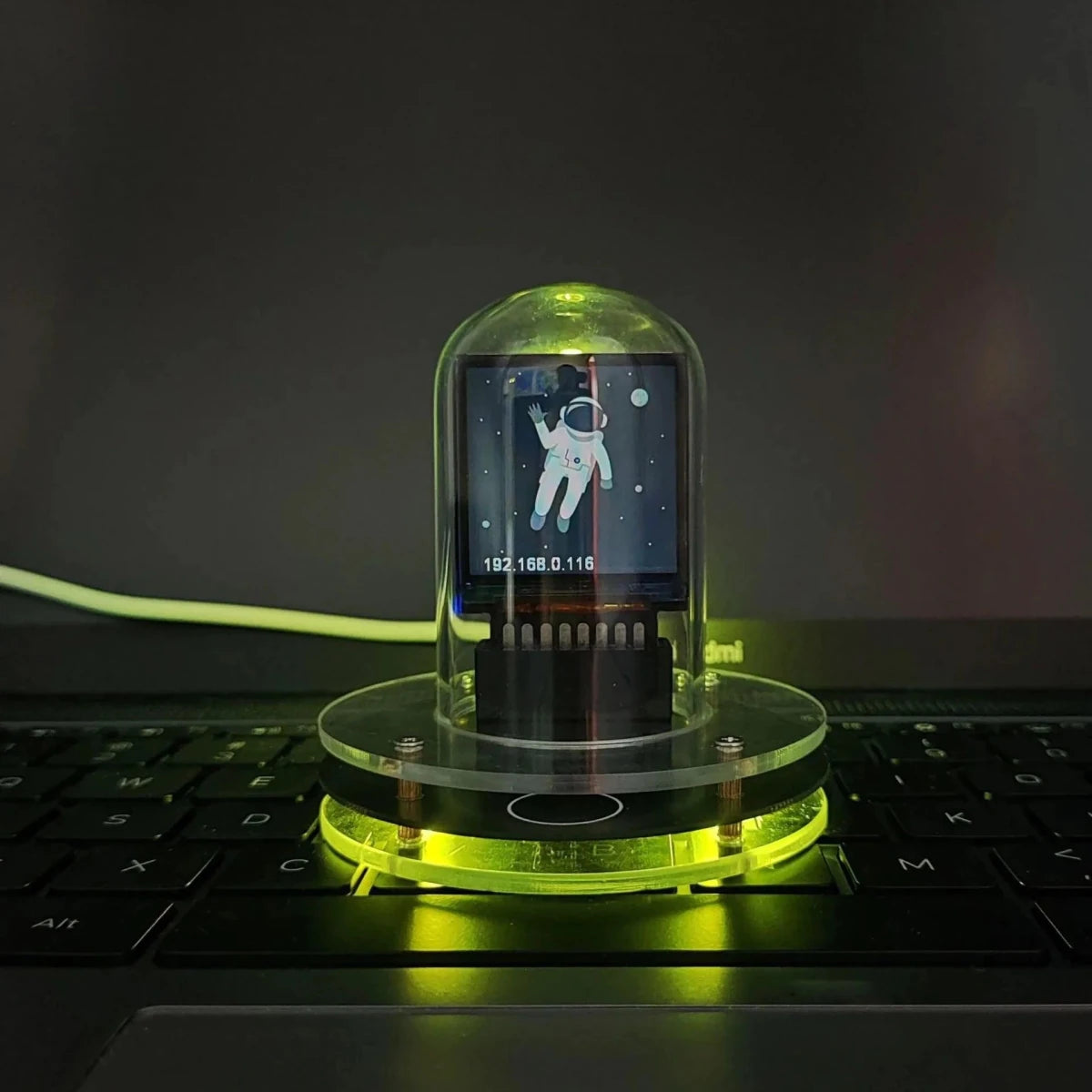 MeteorGlow RGB Desk Clock - MANDOTOS