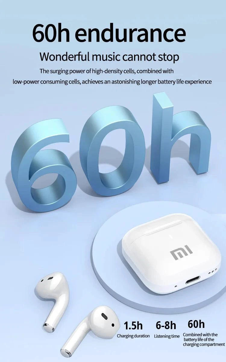 XIAOMI AP05 True Wireless Earphone Buds5 HIFI Stereo Sound Bluetooth5.3 Headphone MIJIA Sport Earbuds With Mic For Android iOS - MANDOTOS