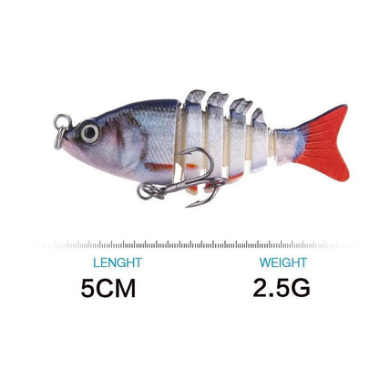Mini Multi Jointed Swimbait Fishing Lure - MANDOTOS