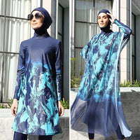 Modest Coverage Muslim Burkini - Stylish & Functional Swimwear for Middle-Aged Women - MANDOTOS INTERNATIONAL