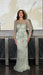 Moral Modest Long Sleeve Flower Mermaid Gown - MANDOTOS INTERNATIONALLong Sleeve Dress