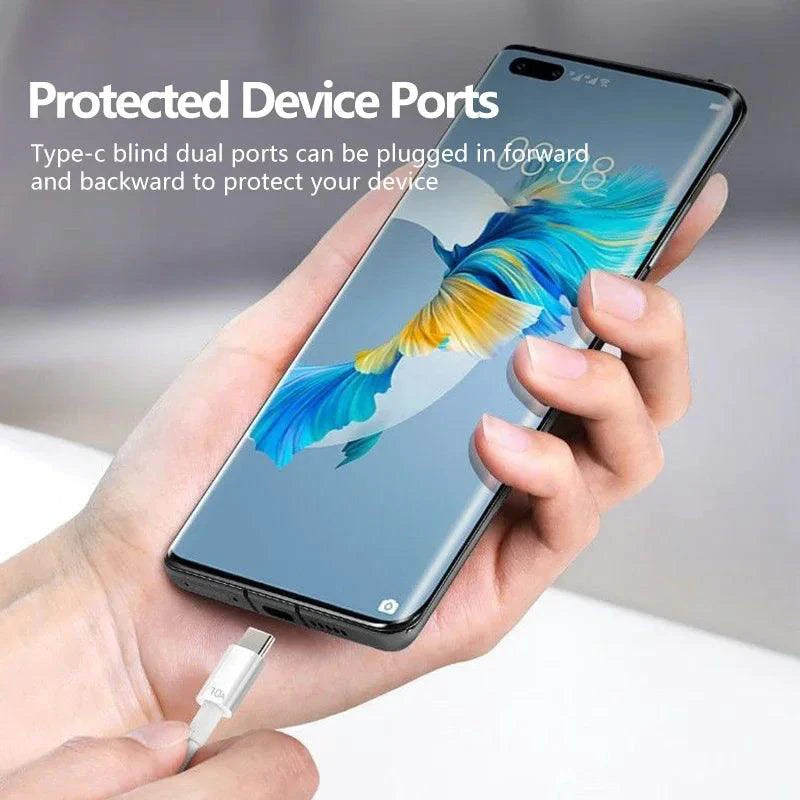 Universal USB Type C Cable - 120W Super Fast Charging for Huawei P40/P30 & Xiaomi Redmi - Available in 0.3/1/1.5/2M - MANDOTOS