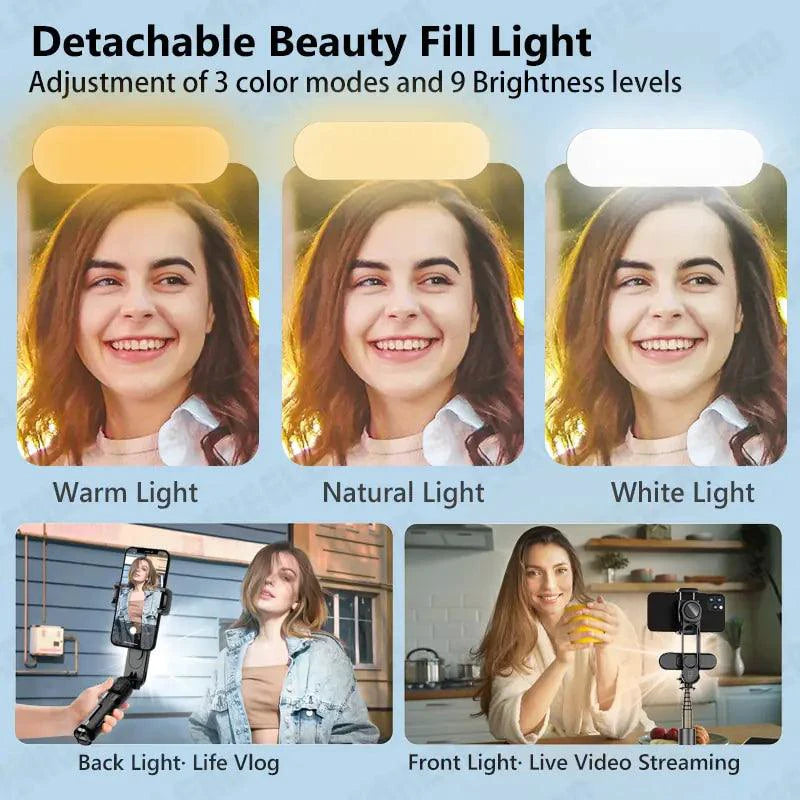 Multi-Function Phone Stabilizer & Bluetooth Light - MANDOTOS