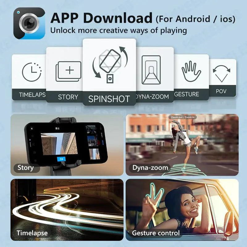 Multi-Function Phone Stabilizer & Bluetooth Light - MANDOTOS