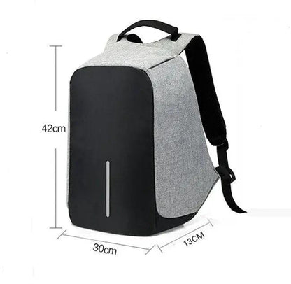 Multi-Functional Water Resistant USB Charging Computer Notebook Backpack Bag - MANDOTOS