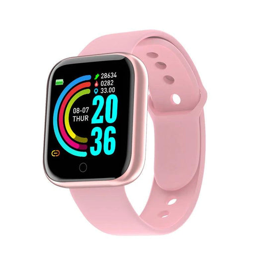 Multifunctional Smart Watch Men Women Bluetooth Connected Phone Music Fitness Sports Bracelet Sleep Monitor Y68 Smartwatch D20 - MANDOTOS