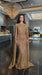 Nabilah Embellished Cape Sleeve Dress - MANDOTOS INTERNATIONALLong Dress