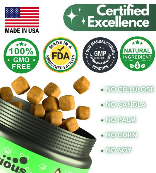Natural Flea & Tick Guard Chewables for Dogs 120ct - MANDOTOS