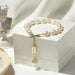Natural Zircon Pearl Bracelet Luxury Jewelry - MANDOTOS