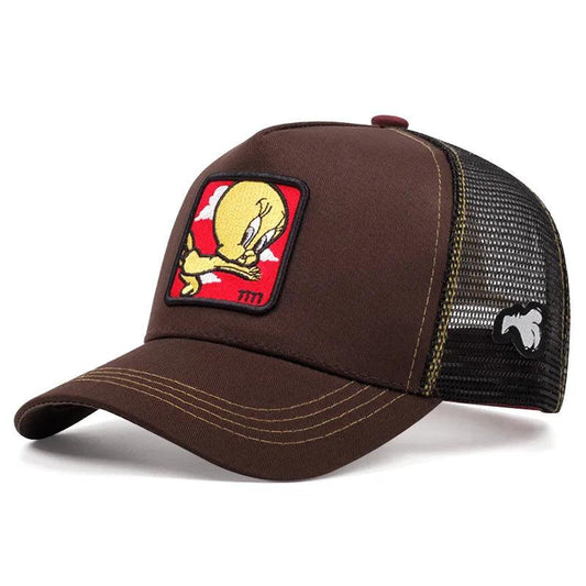 New Brand Anime BUNNY TAZ DUCK Snapback Cap Cotton Baseball Cap Men Women Hip Hop Dad Mesh Hat Trucker Dropshipping - MANDOTOS