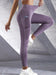 New High Waist Women's Leggings Stretch Yoga Pants Tights With Pockets Push Up Fitness Running Sportswear Solid Color Pants - MANDOTOS